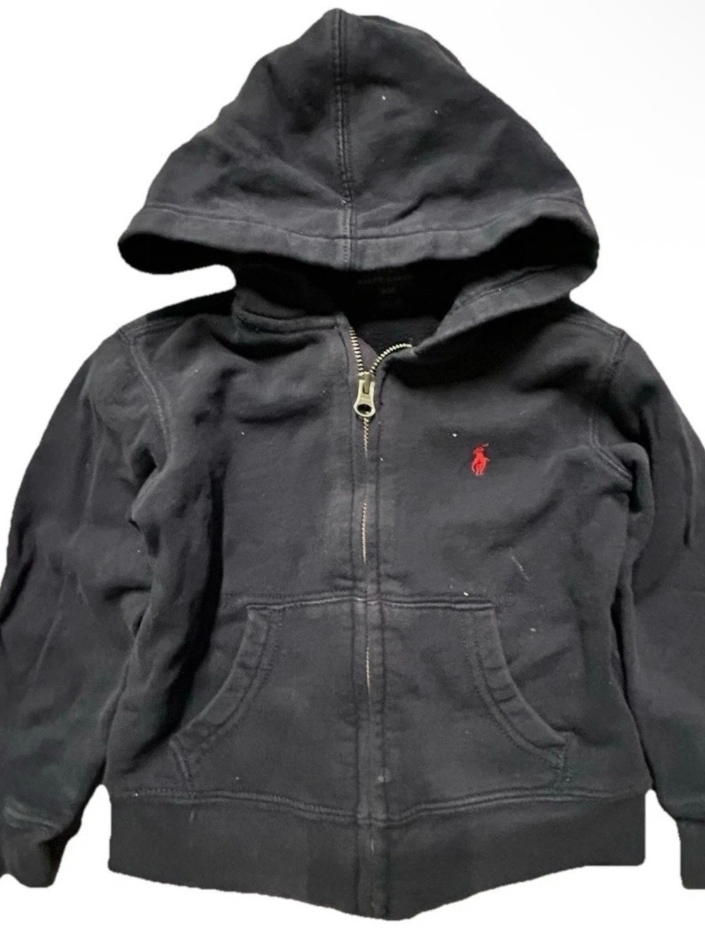 Toddler Boy Polo Ralph Lauren Navy Blue Full Zip Sweatshirt Size 3T
